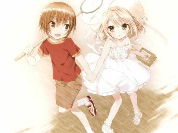 Аниме брат и сестра маленькие