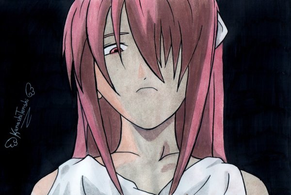 Люси аниме Эльфийская песнь