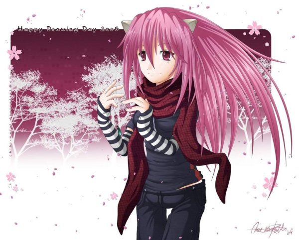 Эльфийская песнь арты Люси