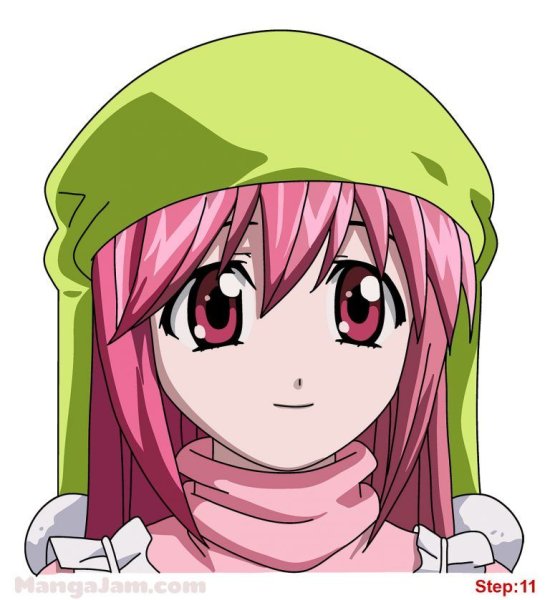 Эльфийская песнь Люси арт