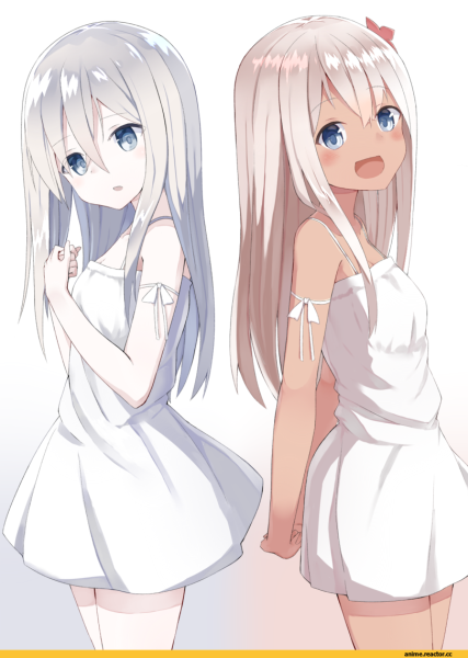 Аниме девочки близняшки