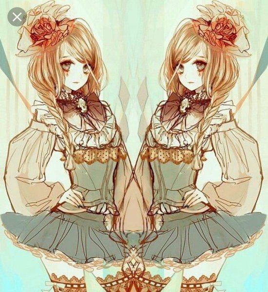Девочки близняшки арты