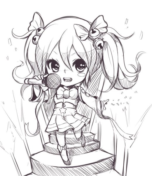 Аниме Наброски Чиби