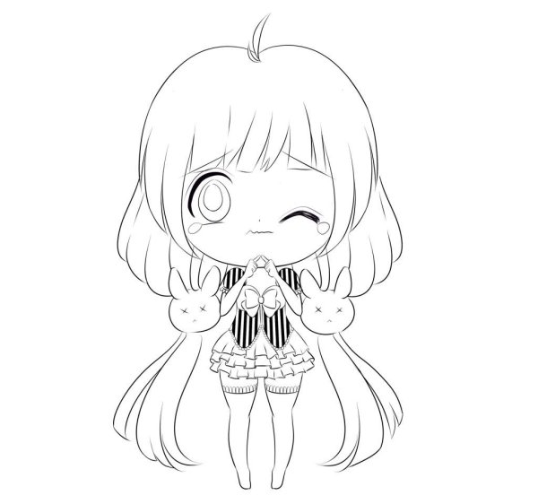 Чиби аниме для рисования