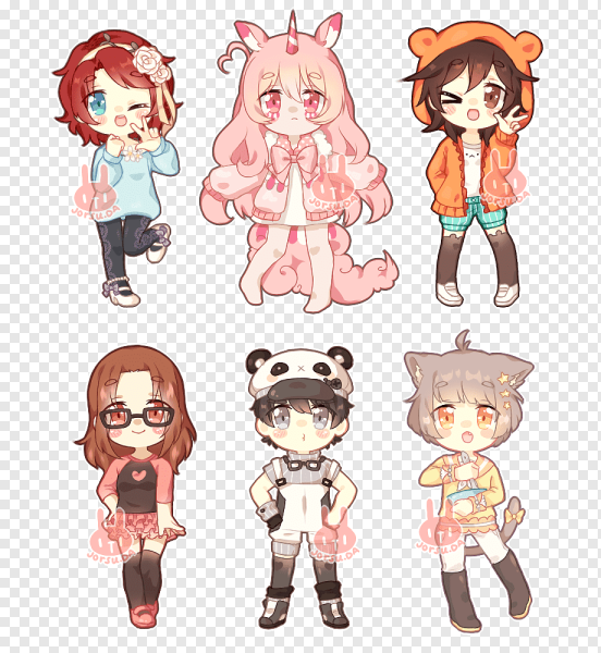 Чиби гача лайф Наряды