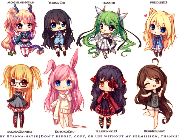 Аниме Чиби кошка