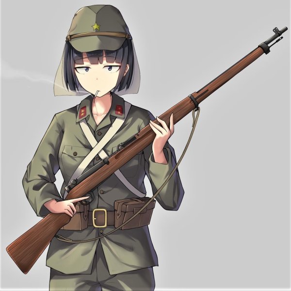 Аниме девушки военные