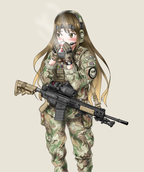 Аниме военный отряд