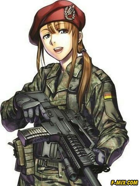 Советская Солдатка аниме