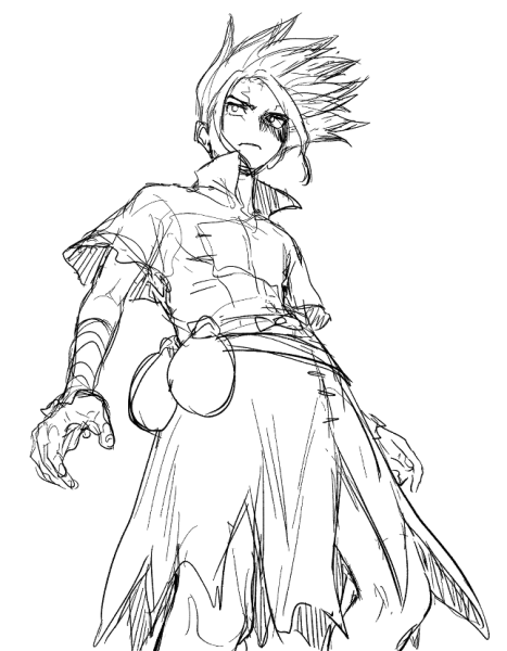 Сенку Ишигами в полный рост