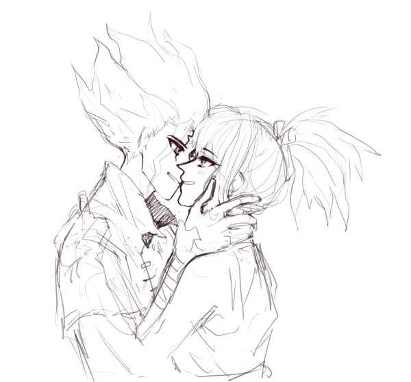 Доктор Стоун чб арт