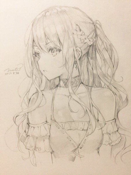 Аниме с ушками карандашом