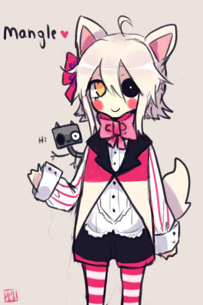 FNAF Мангл аниме