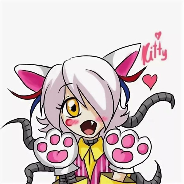 ФНАФ Мангл арт аниме няшка