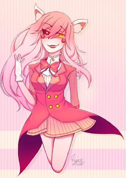 ФНАФ Мангл человек