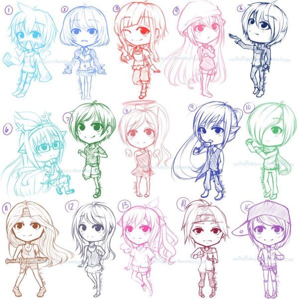 Рисование чибиков