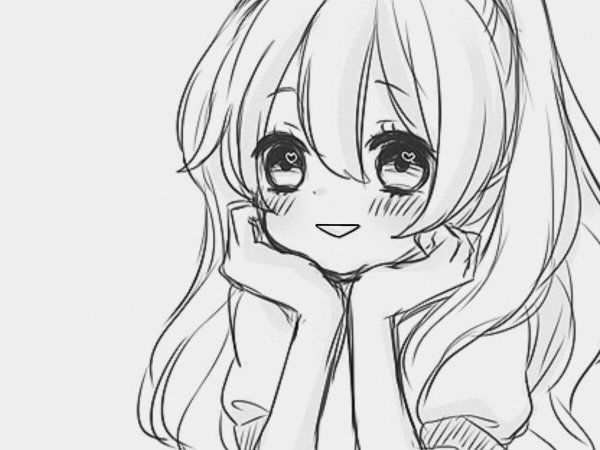 Аниме тян для срисовки