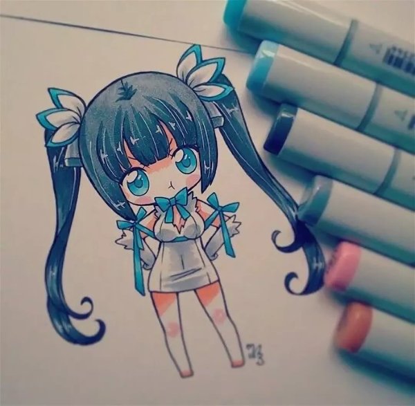 Аниме маркерами