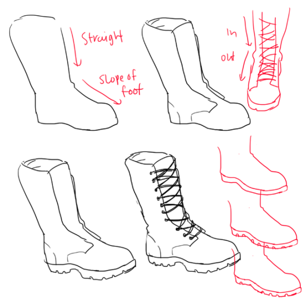 Ботинки туториал