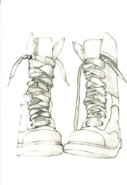 Ботинки для рисования