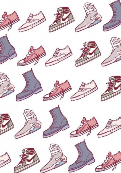 Кроссовки сбоку референс