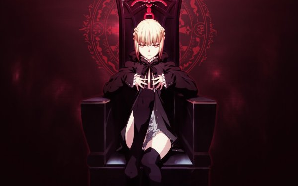 Fate Сейбер Альтер на троне