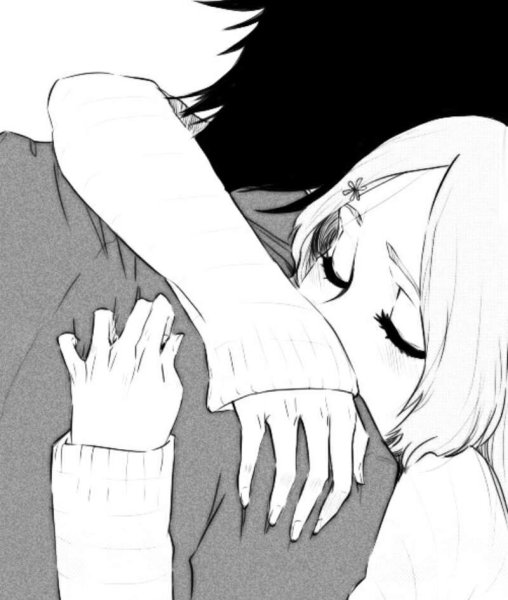 Аниме объятия