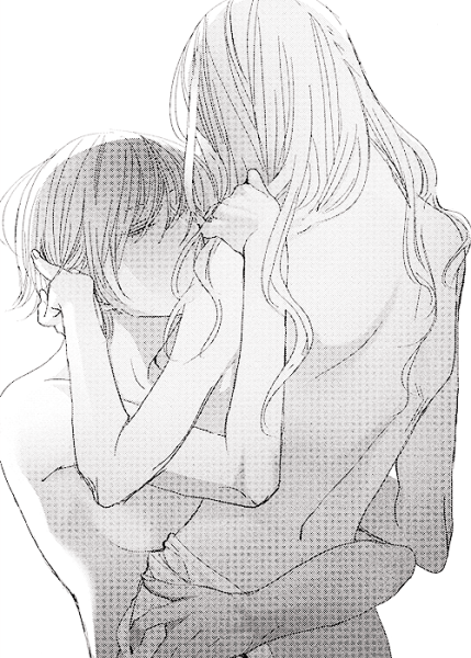 Юри Манга объятия