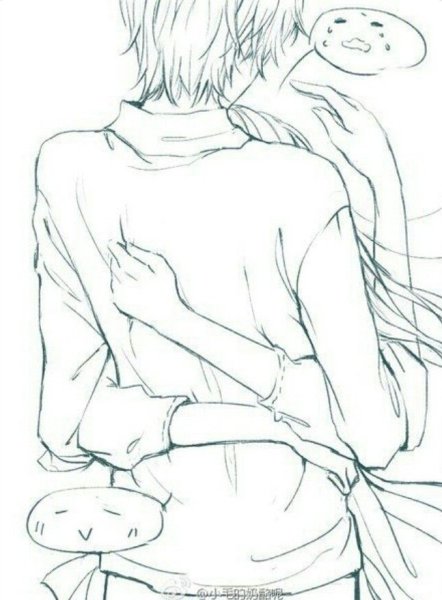 Аниме пары для рисования