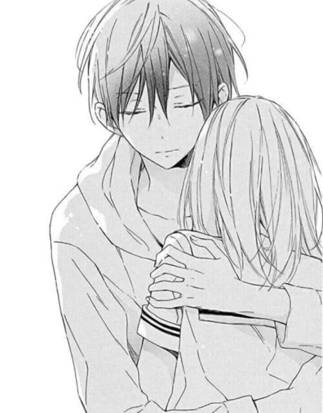 Аниме пары чёрно белые