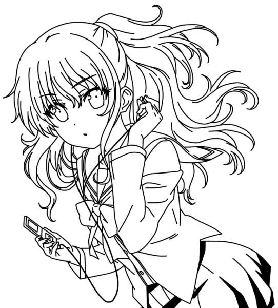 Раскраски аниме Шарлотта