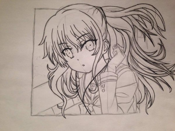 Аниме для срисовки Шарлотта