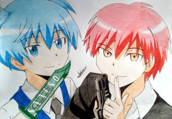 Рисунки Карума и Нагиса