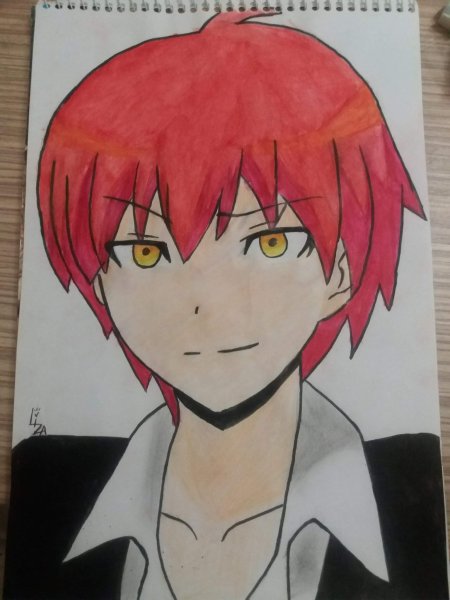 Карма и Нагиса черно белые