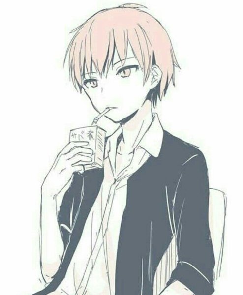 Класс убийц карма и Нагиса черно белый