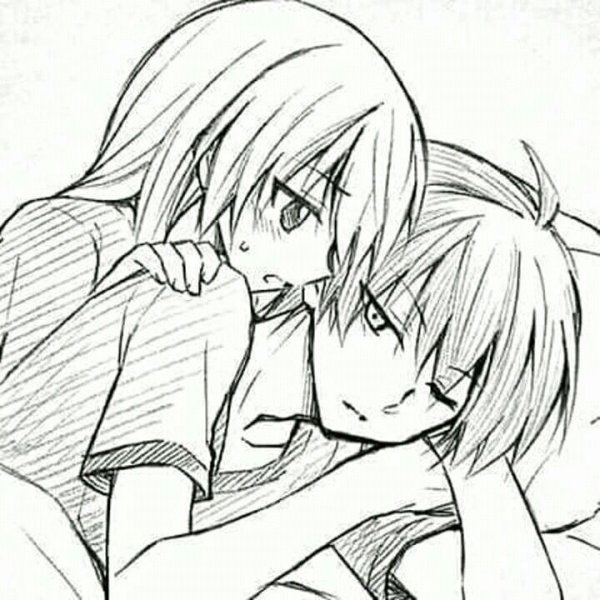 Карма Акабане карандашом