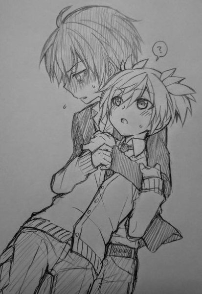 Нагиса и карма карандашом