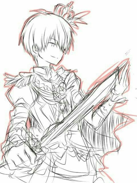 Карма и Нагиса раскраска