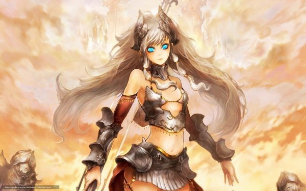 Аниме воительница Валькирия