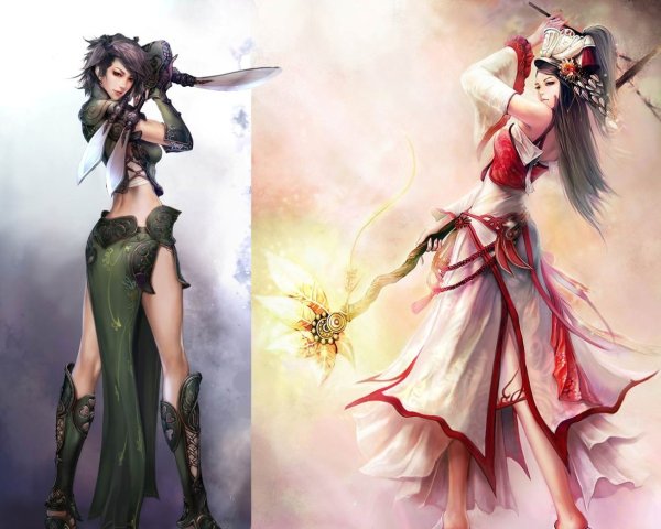 Японская девушка воительница