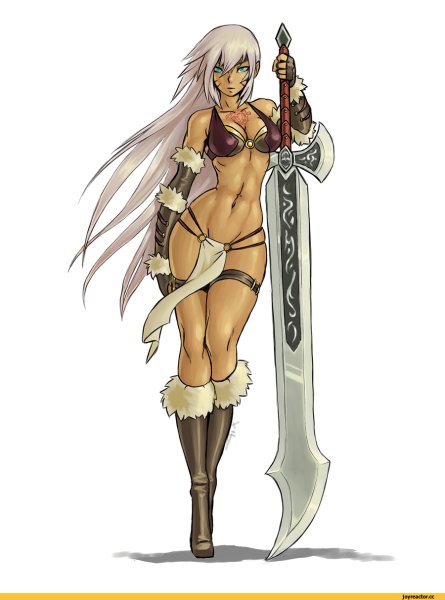 Воительница рисунок