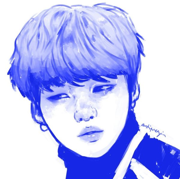 Рисунки БТС мин Юнги