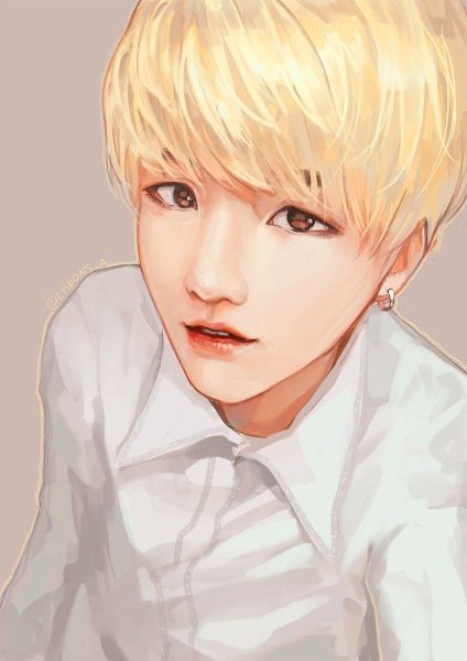 БТС арт Юнги