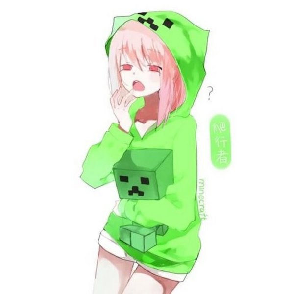 Minecraft КРИПЕР девушка