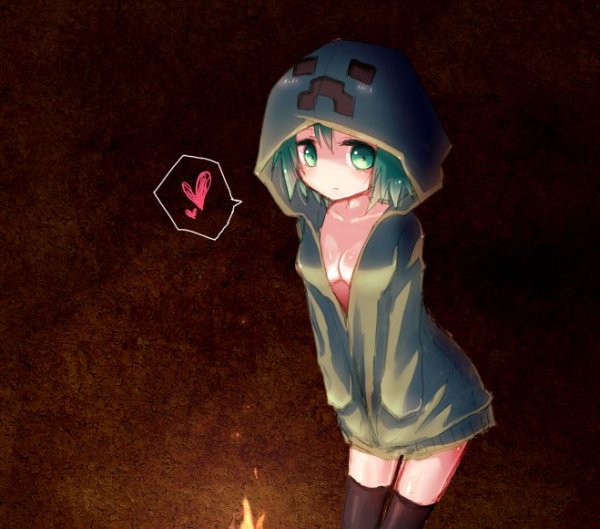 Девочка КРИПЕР В МАЙНКРАФТЕ