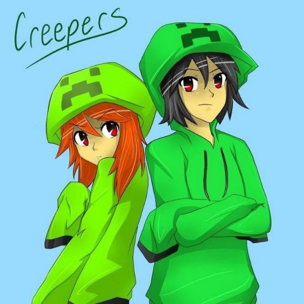 КРИПЕР И Стив арт