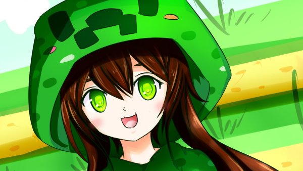 КРИПЕР Minecraft girl