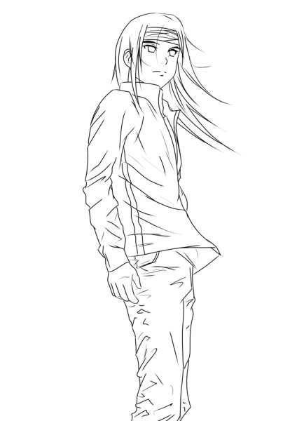 Неджи Хьюго для срисовки