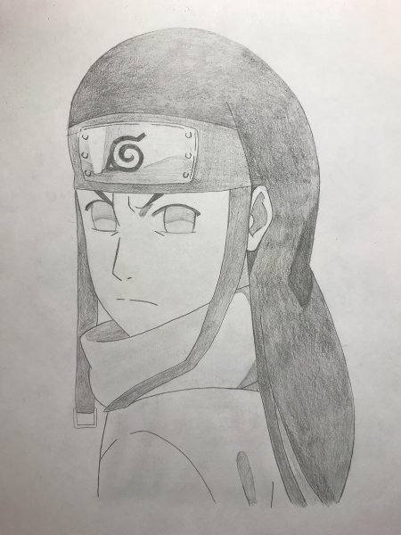 Неджи Хьюга для срисовки