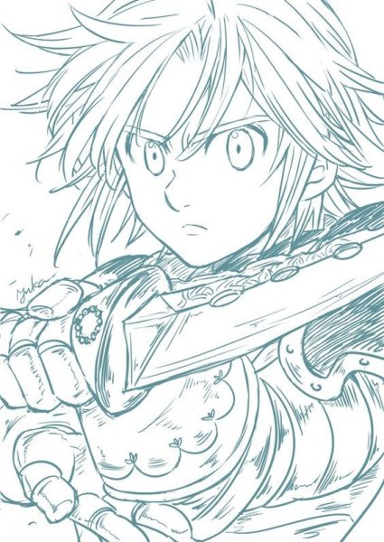 Мелиодас семь смертных грехов для срисовки